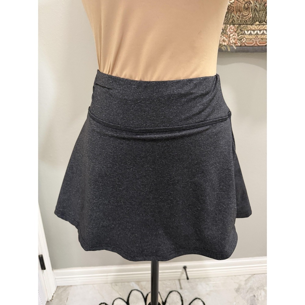 SHEIN Skort Womens Small Gray Lined Athletic Tennis Running Training Stretch